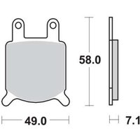 Bremsbelagsatz TRW MCB536 von Trw