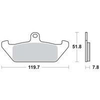 Bremsbelagsatz TRW MCB563 von Trw