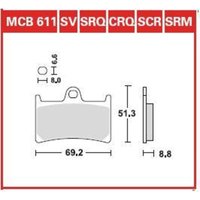 Bremsbelagsatz TRW MCB611SRM von Trw