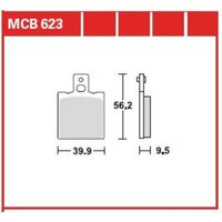 Bremsbelagsatz TRW MCB623 von Trw