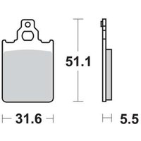 Bremsbelagsatz TRW MCB651 von Trw