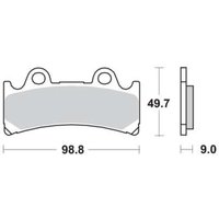 Bremsbelagsatz TRW MCB656 von Trw