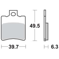 Bremsbelagsatz TRW MCB674SR von Trw