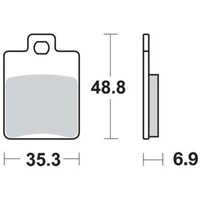 Bremsbelagsatz TRW MCB695SR von Trw