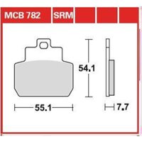 Bremsbelagsatz TRW MCB782SRM von Trw