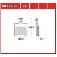 Bremsbelagsatz TRW MCB708EC von Trw