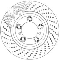 Bremsscheibe TRW DF6821S vorne, belüftet, perforiert, 1 Stück von Trw