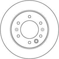 Bremsscheibe TRW DF6961S von Trw