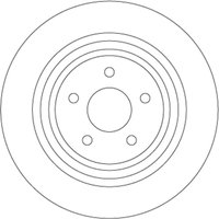 Bremsscheibe TRW DF6976 von Trw