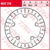 Bremsscheibe TRW MST278, 1 Stück von Trw