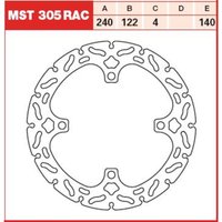 Bremsscheibe TRW MST305RAC, 1 Stück von Trw