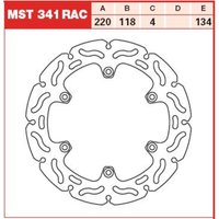 Bremsscheibe TRW MST341, 1 Stück von Trw