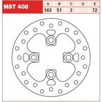 Bremsscheibe TRW MST408, 1 Stück von Trw