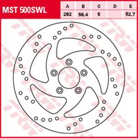 Bremsscheibe TRW MST500SWL, 1 Stück von Trw