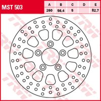 Bremsscheibe TRW MST503, 1 Stück von Trw