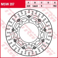 Bremsscheibe TRW MSW207, 1 Stück von Trw