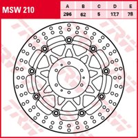 Bremsscheibe TRW MSW210, 1 Stück von Trw