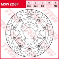 Bremsscheibe TRW MSW225SP, 1 Stück von Trw