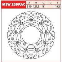 Bremsscheibe TRW MSW259RAC, 1 Stück von Trw