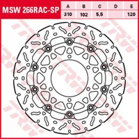 Bremsscheibe TRW MSW266RAC-SP, 1 Stück von Trw