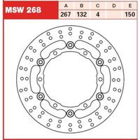 Bremsscheibe TRW MSW268, 1 Stück von Trw