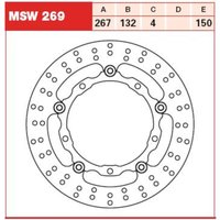 Bremsscheibe TRW MSW269, 1 Stück von Trw