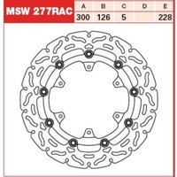 Bremsscheibe TRW MSW277RAC, 1 Stück von Trw