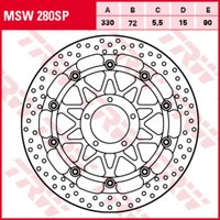 Bremsscheibe TRW MSW280SP, 1 Stück von Trw