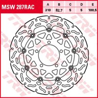 Bremsscheibe TRW MSW287RAC, 1 Stück von Trw