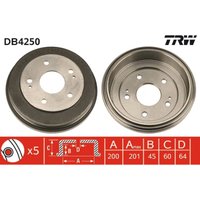 Bremstrommel TRW DB4250 von Trw