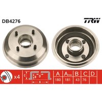 Bremstrommel TRW DB4276 von Trw