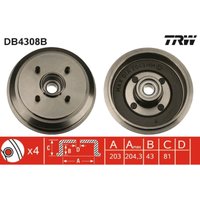 Bremstrommel TRW DB4308B von Trw