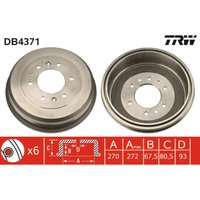 Bremstrommel TRW DB4371 von Trw