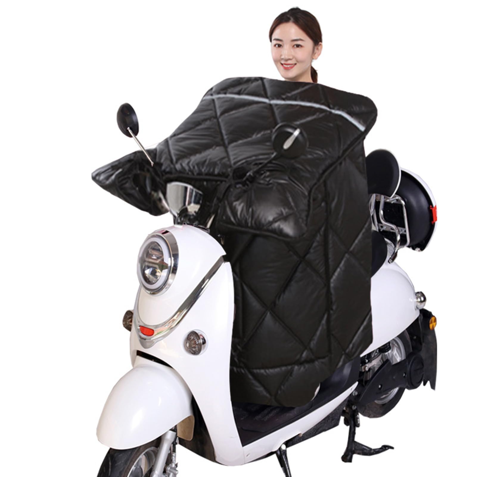 Tsuchiya Motorrad Beinschutz Roller Winter | Nässeschutz Wetterschutz Wasserdicht Winddicht Beinabdeckung für Rollerfahrer Motorfahrer Warm von Tsuchiya