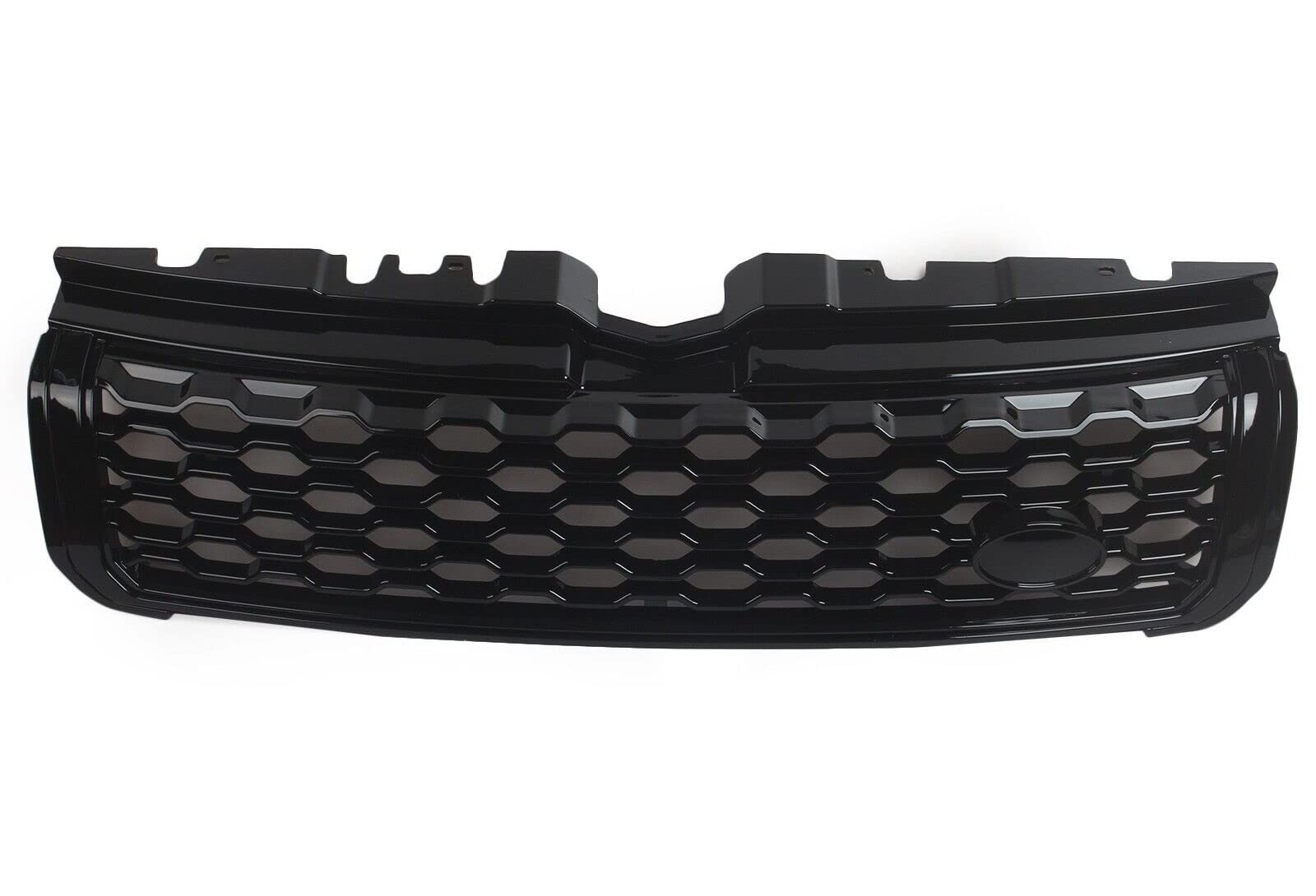 Front Kühlergrill Renngrills Für Land Rover Für Range Rover Für Evoque 2012-2018 Frontgrill Auto Oberer Stoßfänger Ansaughaube Abdeckung Mesh Grid Sport Kühlergrill (Color : Nero) von Tu Ladies