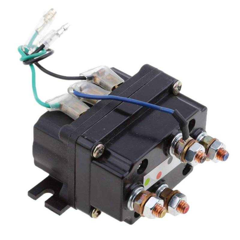 Tubayia 12V 500A Winde Solenoid-Relais Ersatz Winden Magnetschalter Relais für ATV UTV von Tubayia