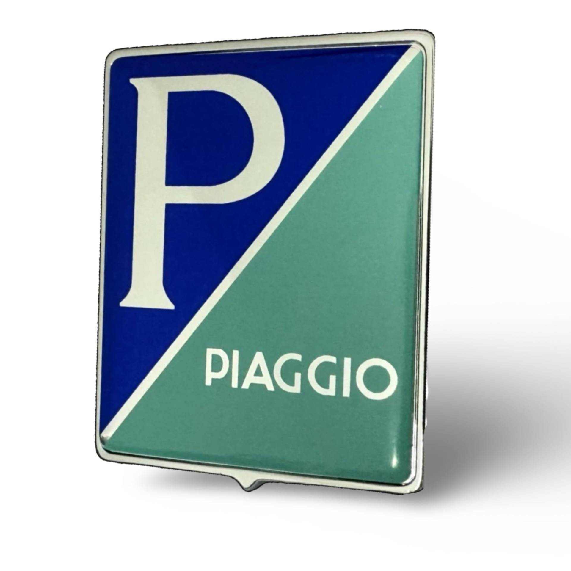 Piaggio-Schild rechteckig zum Aufstecken, für Vespa GT GTS LX ET4 PX von Tûche