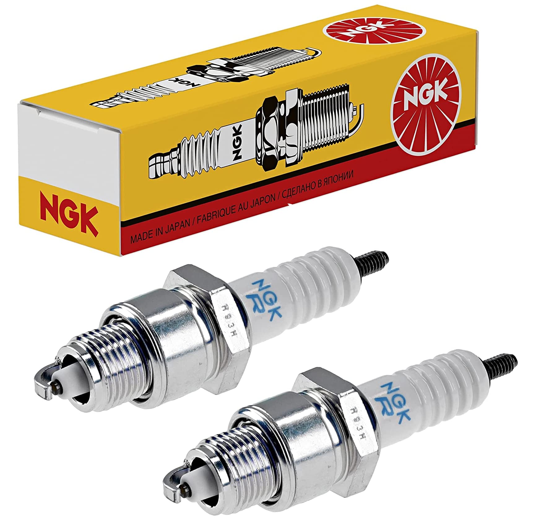 SET 2 NGK Spark plug Zündkerze DPR6EA-9 von Tûche