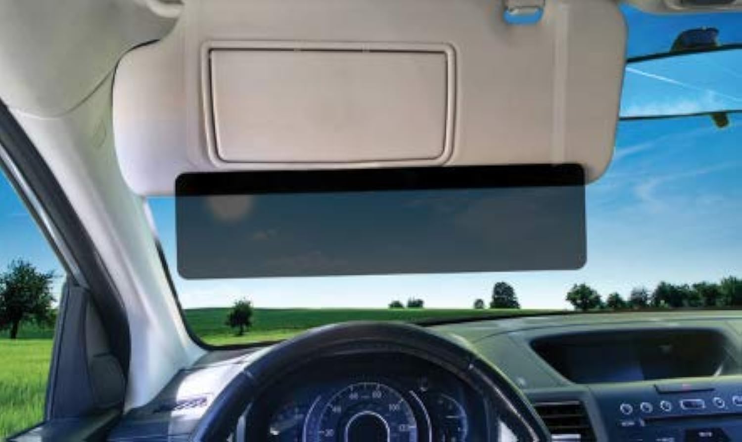 EdgeVisor getönte Auto-Sonnenblende-Verlängerung für Fenster, Windschutzscheibe, Sonnenschutz und Blendung von UV-Strahlen, 1 Stück von TuckVisor