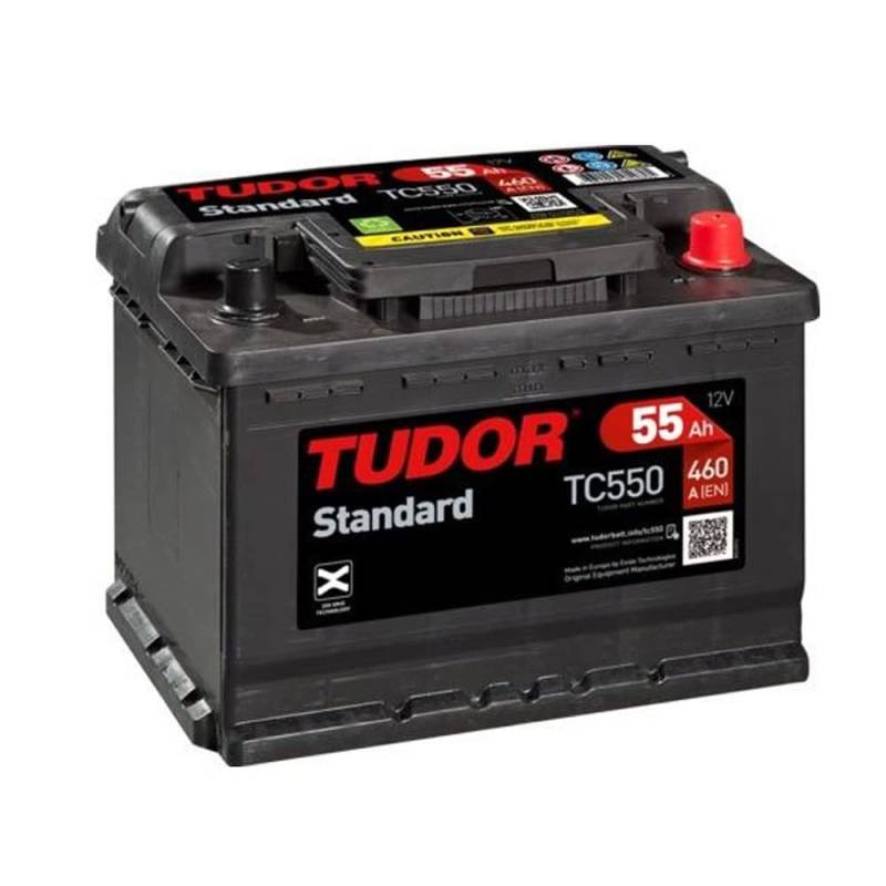 Tudor TC550 Tudor Autobatterie 55Ah 460A Standard Range für PKW von Tudor