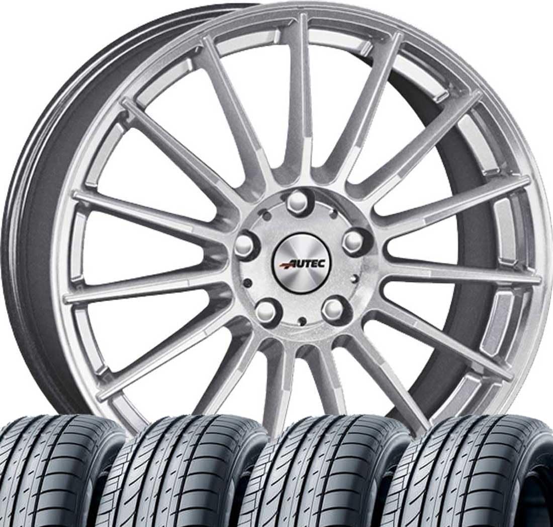 4 Kompletträder Sommerräder Sommerkompletträder Lamera 7,5x17 ET 45 5x112 Hyper Silber mit 225/45 R17 94Y HAN Ventus S1 evo3 K127 XL FR von Tunershop