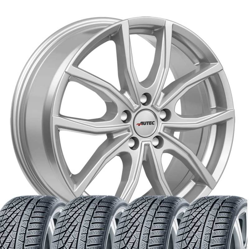 4 Winterräder Allwetter Vidron 7x18 ET 38 5x114,3 Brillantsilber mit 225/55 R18 98V HAN Kinergy 4S 2 H750 FR von Tunershop