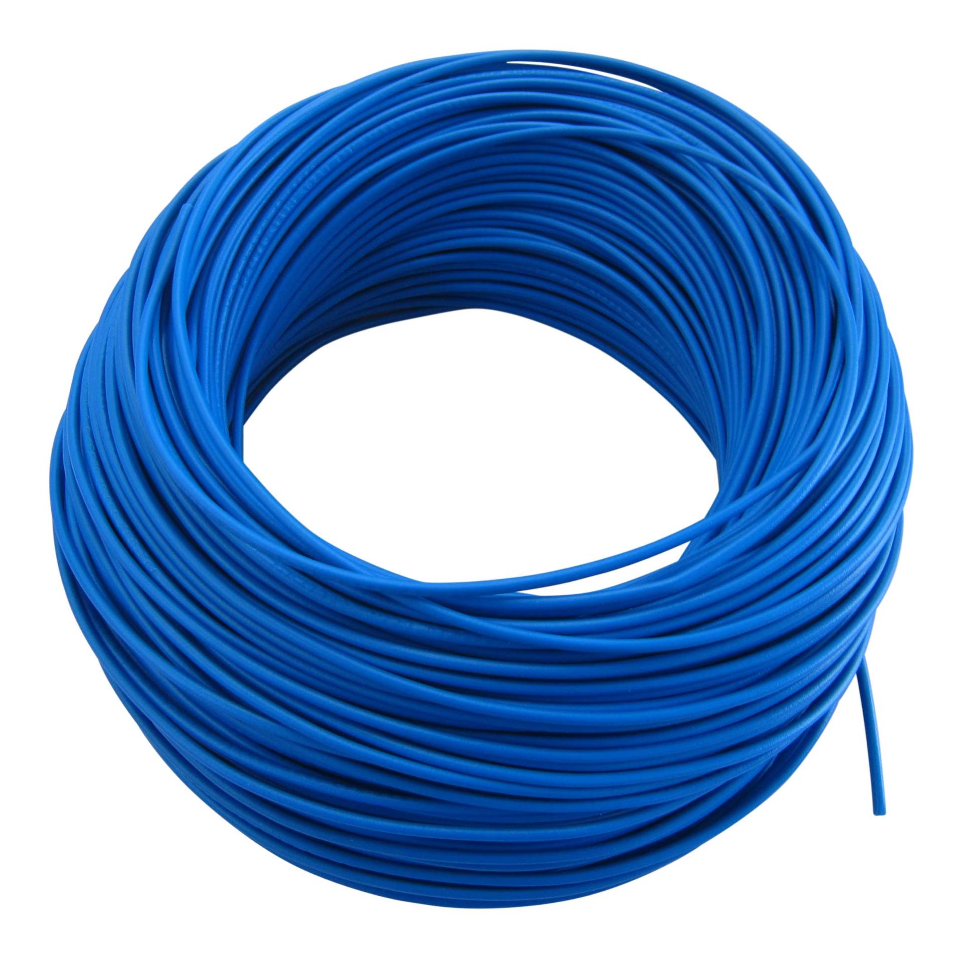 0,44€/m KFZ LKW Kabel Litze Leitung Flexible FLRy 1,0mm² 5m Blau M. in Germany von Elanto24