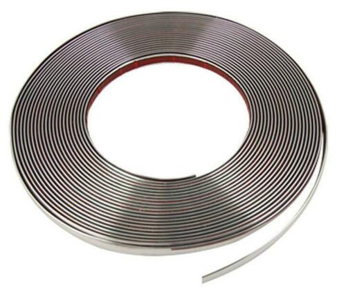 10mm Profi Chrom Stripe Streifen Selbstklebend Aufkleber z.B. für PKW Kühlergrill Zierleisten Dekor Leisten etc. von Goingfast GmbH