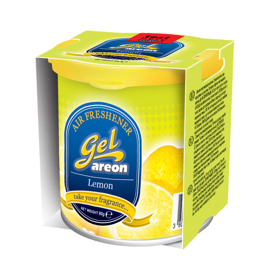 12x Original Areon Gel CAN Auto Duftdose Duftbaum Lufterfrischer DECKEL Zitrone von Tuning Fanatics