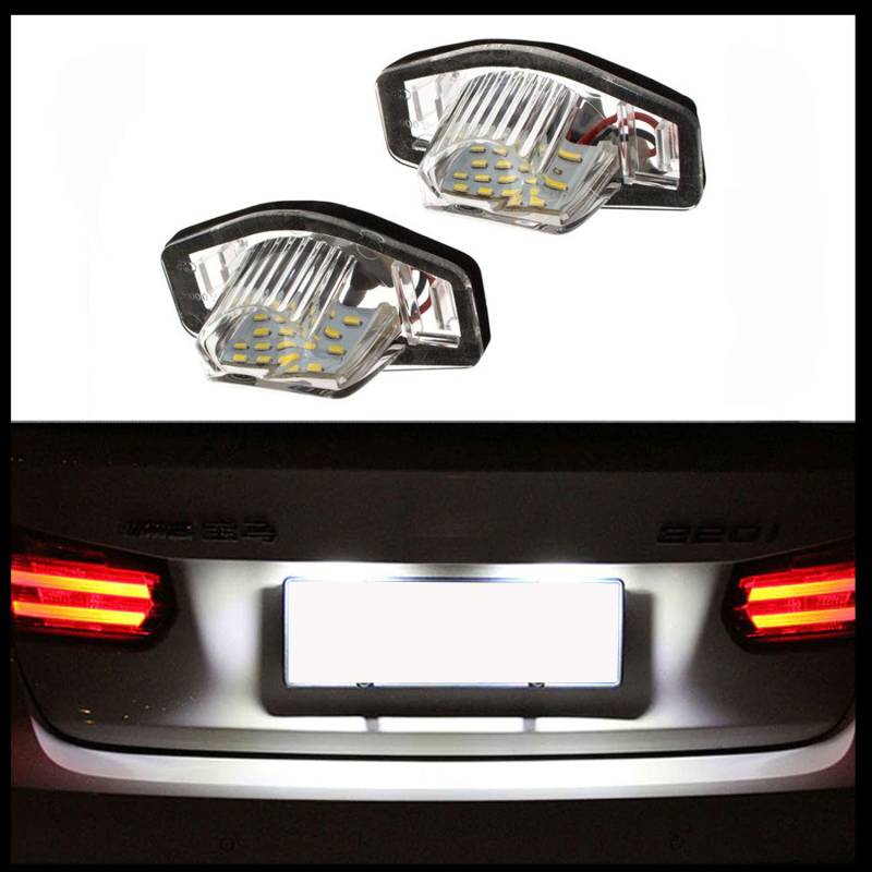 2x LED Kennzeichenbeleuchtung 18 SMD für Honda CR-V Crosstour FR-V HR-V Insight von GOLDCAR Renata Badzio,Bart?omiej Kalisz s.c.