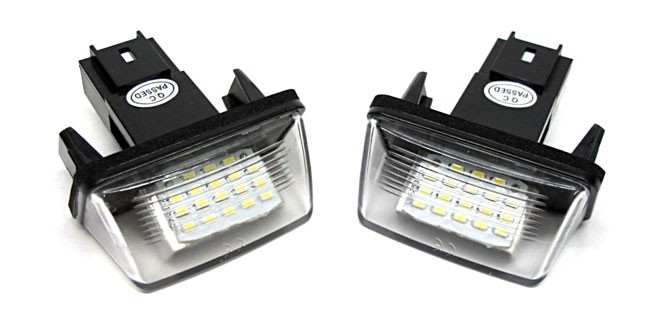 2x LED PREMIUM Kennzeichenbeleuchtung SMD für Citroen C3 C4 C5 Berlingo Saxo Xsara von Goingfast GmbH