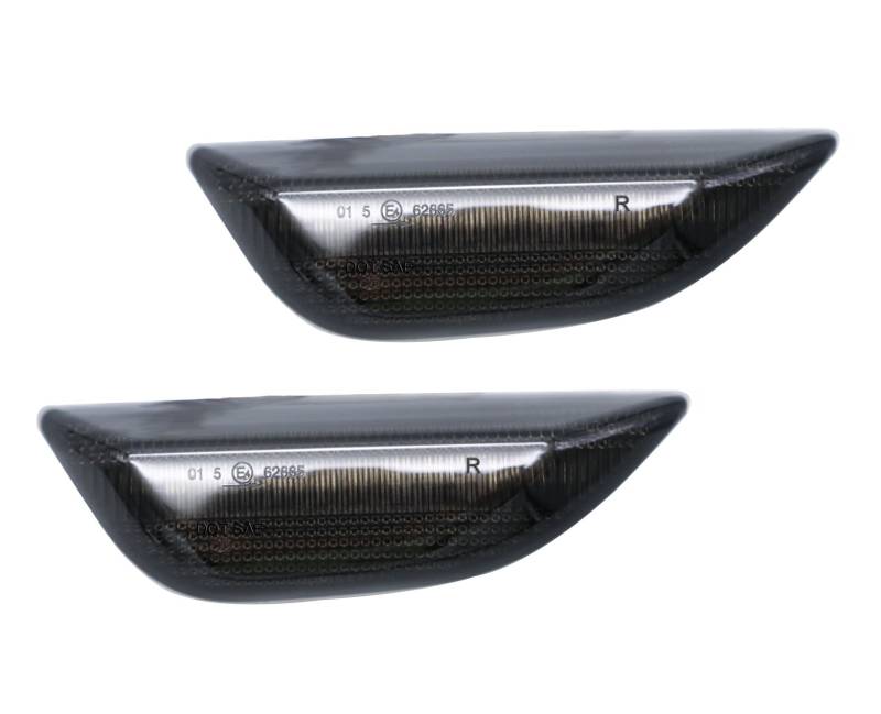 2x LED Seitenblinker Blinker in Schwarz Smoke SET für Opel Mokka / Mokka X / Chevrolet Trax von Goingfast GmbH