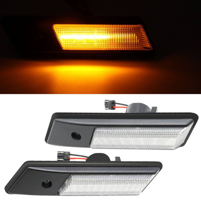 2x LED Seitenblinker Blinker in Weiss SET für BMW E32 E34 E36 von Goingfast GmbH