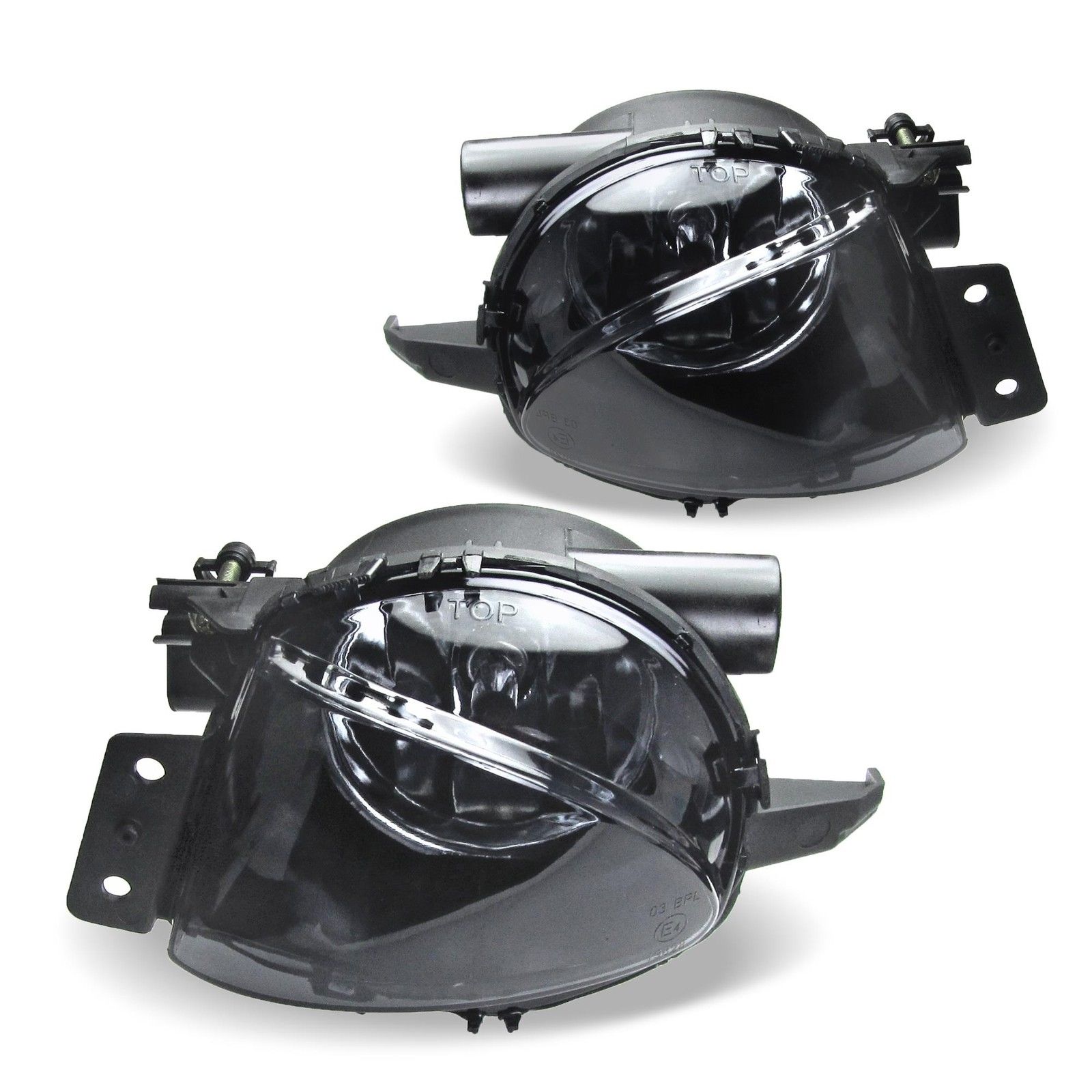 2x Nebelscheinwerfer NSW Klarglas SCHWARZ + Birnen H11 SET für BMW 3er E90 E91 von JOM Car Parts & Car Hifi GmbH